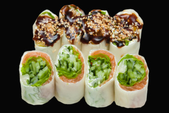 Спрінг Рол з лососем