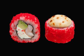 Запечений з креветкою